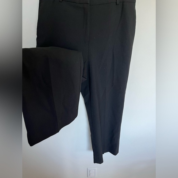 Aritzia Babaton Classic Black Women's wide leg trousers pants size 10 - Picture 4 of 7